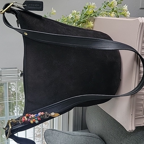 Coach Handbags - Vintage COACH Black Berkeley  XL Duffle Feed Sac #9010